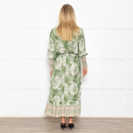 Charli Irene Green Batique Print Dress