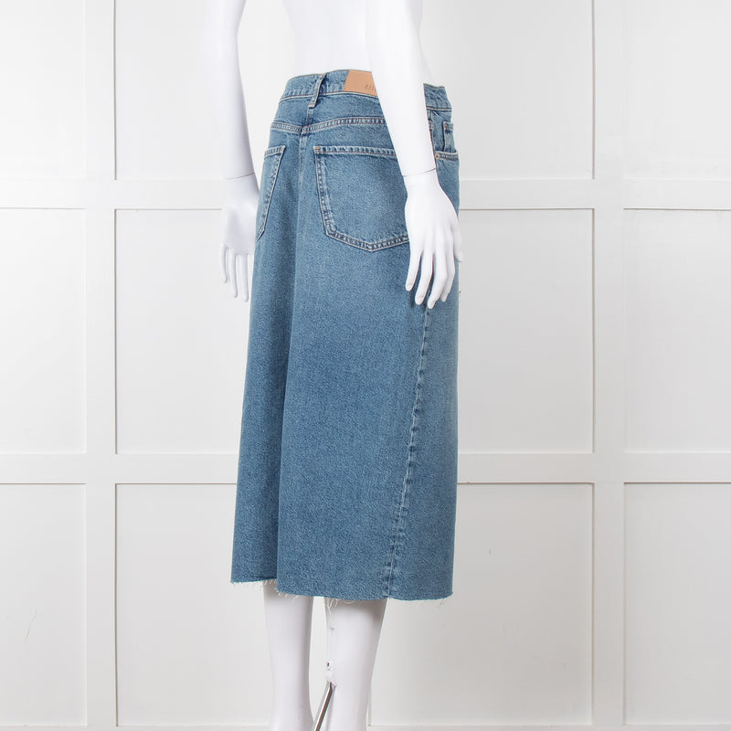Rails Denim Midi Skirt