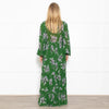 ByTimo Dark Green Tiered Button Up Maxi Dress