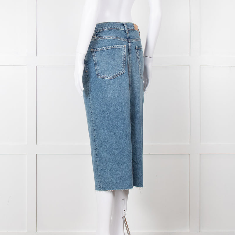 Rails Denim Midi Skirt