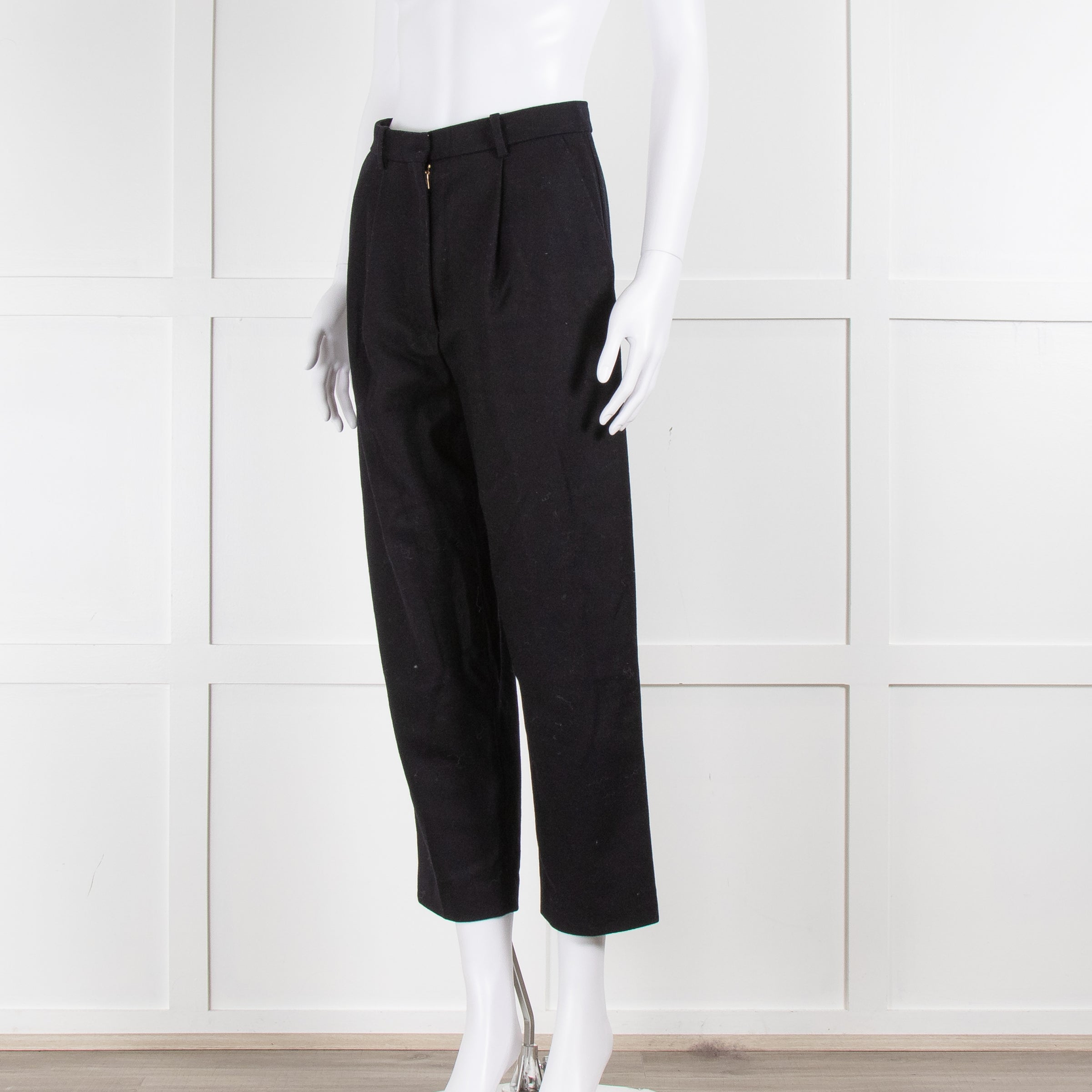 Acne Studios Milli Navy Wool Trousers – Phoenix Style