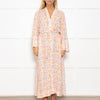 Tallulah & Hope Soft Cream Patterned Midi Dress