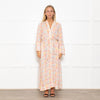 Tallulah & Hope Soft Cream Patterned Midi Dress