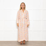 Tallulah & Hope Soft Cream Patterned Midi Dress