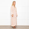 Tallulah & Hope Soft Cream Patterned Midi Dress