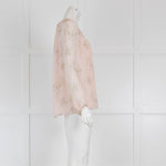 Rebecca Taylor Pale Pink Flower Blouse