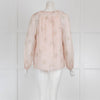 Rebecca Taylor Pale Pink Flower Blouse