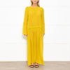 Alysi Mustard Yellow Maxi Dress