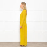 Alysi Mustard Yellow Maxi Dress