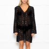 Milly Black Crochet Beach Coverup