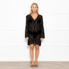 Milly Black Crochet Beach Coverup