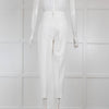 Iro White Tailored Trousers with Waist Tie
