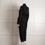Me + Em Black Denim Jumpsuit