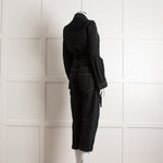 Me + Em Black Denim Jumpsuit