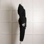 Me + Em Black Denim Jumpsuit