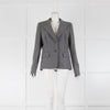 Max Mara Grey Wool Blazer Jacket