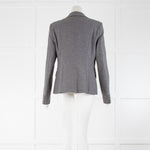 Max Mara Grey Wool Blazer Jacket