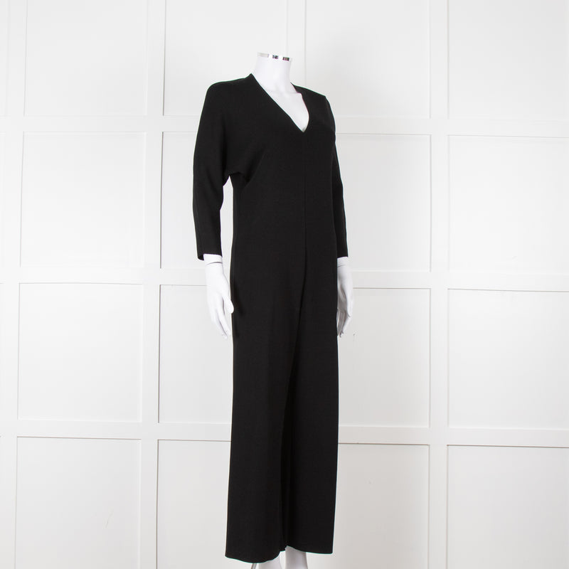 Adolfo Dominguez Black Jumpsuit