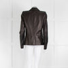 Isabel Marant Black Leather Blazer Jacket