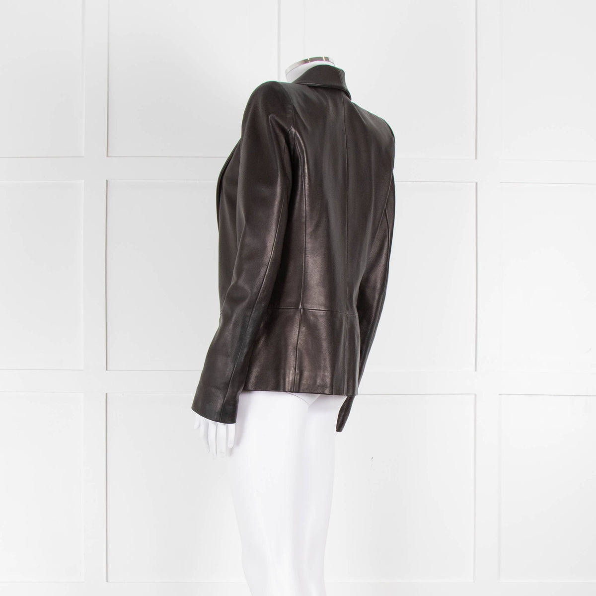 Isabel Marant Black Leather Blazer Jacket
