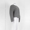 Raey Grey Wrap Oversized Wool Short Jacket