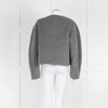Raey Grey Wrap Oversized Wool Short Jacket