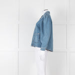 Mos Mosh Blue Denim Silver Button Jacket