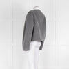 Raey Grey Wrap Oversized Wool Short Jacket