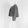 Raey Grey Wrap Oversized Wool Short Jacket
