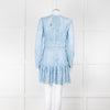 Michael By Michael Kors Pale Blue Lace Mini Dress