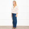 Rixo Amanda Floral Lace Trimmed Tea Blouse