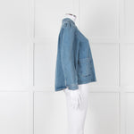 Mos Mosh Blue Denim Silver Button Jacket