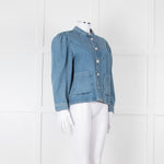 Mos Mosh Blue Denim Silver Button Jacket