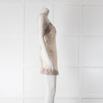 Goldhawk Cream Contrast Lace Camisole