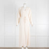 Raey Beige Split Side Dolman Sleeve Maxi Dress