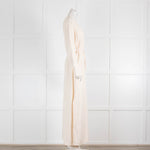 Raey Beige Split Side Dolman Sleeve Maxi Dress