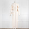 Raey Beige Split Side Dolman Sleeve Maxi Dress