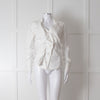 Vivienne Westwood Anglomania Cream Low Neck Shirt