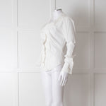 Vivienne Westwood Anglomania Cream Low Neck Shirt