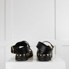 Isabel Marant Black Gold Stud Platform Sandals