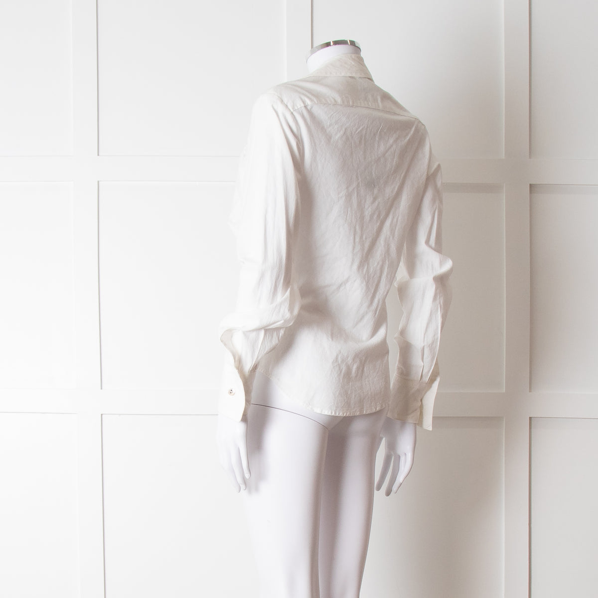 Vivienne Westwood Anglomania Cream Low Neck Shirt