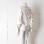 Vivienne Westwood Anglomania Cream Low Neck Shirt