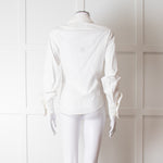 Vivienne Westwood Anglomania Cream Low Neck Shirt