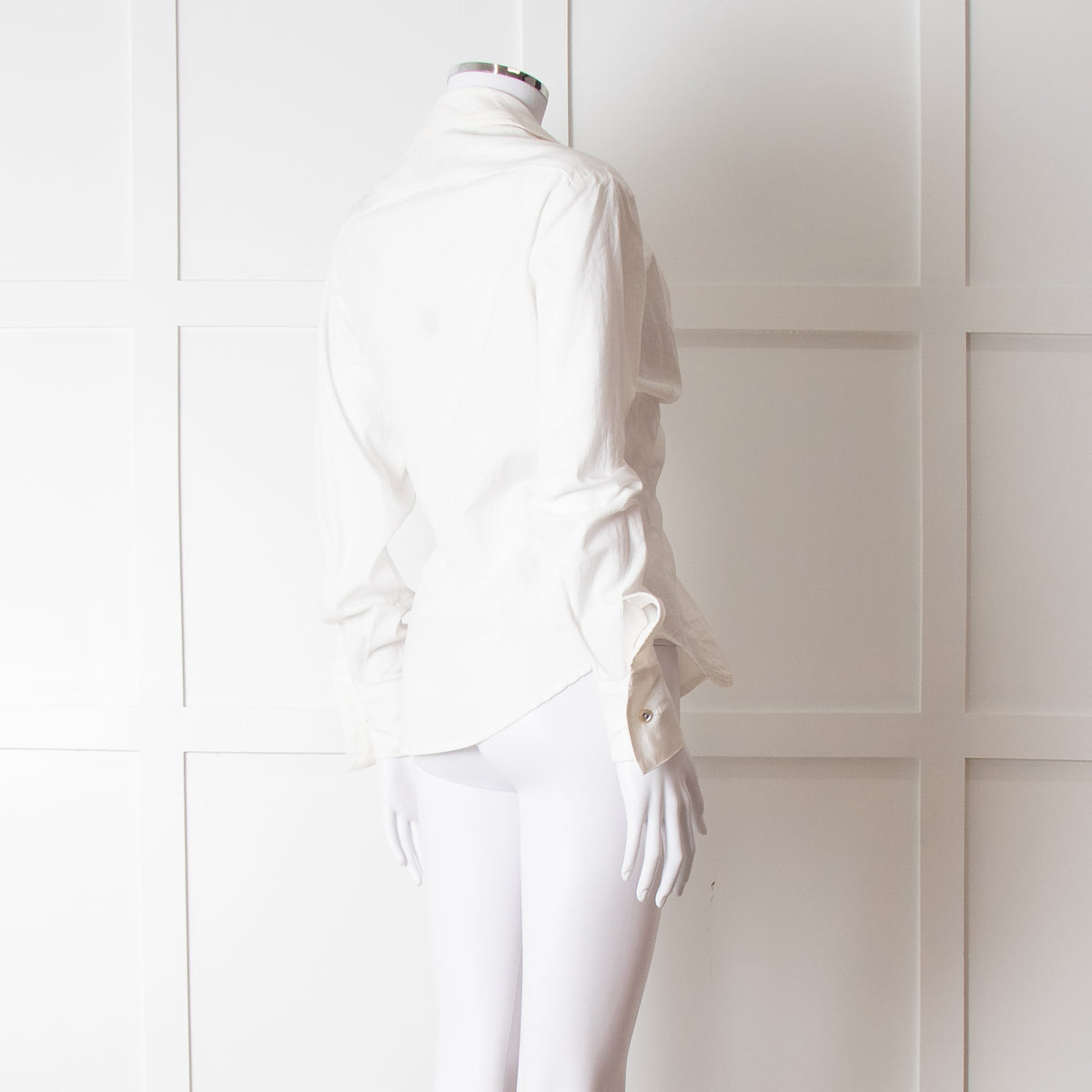 Vivienne Westwood Anglomania Cream Low Neck Shirt