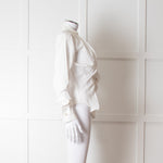 Vivienne Westwood Anglomania Cream Low Neck Shirt