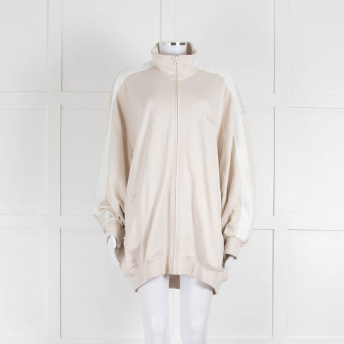 Isabel Marant Rajane Oversized Cream Tracksuit Jacket
