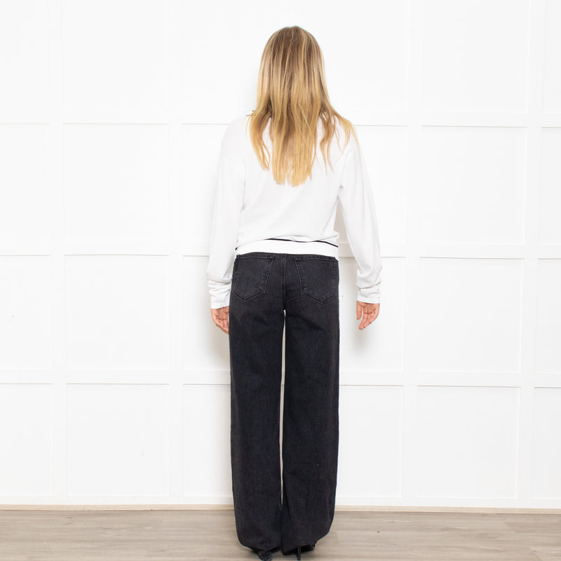 Karl Lagerfeld White Lightweight Knit Cardigan