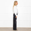 Karl Lagerfeld White Lightweight Knit Cardigan