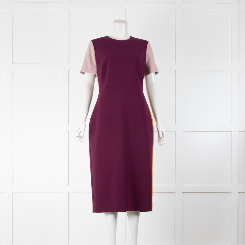 Roksanda Burgundy Marwood Dress