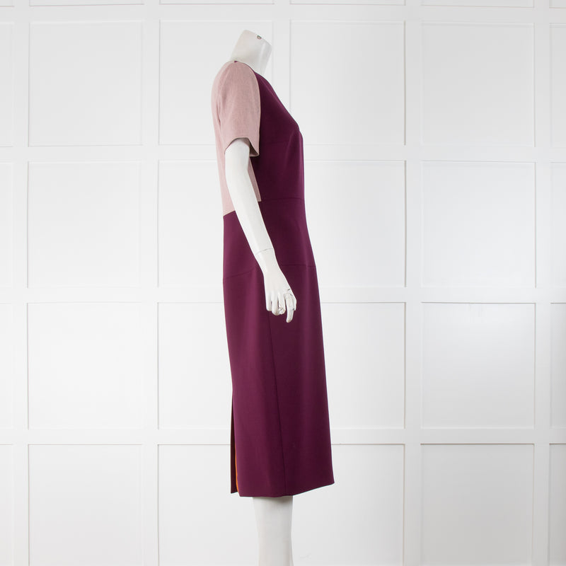 Roksanda Burgundy Marwood Dress